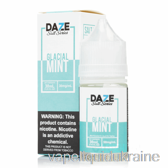 Vape Liquid Ukraine Glacial Mint - 7 Daze Salt - 30mL 30mg